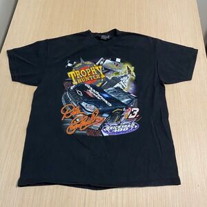 Mens Chase Authentics Dale Earnhardt Trophy Hunter Brickyard 400 T-Shirt Black L